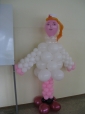 Фигура из воздушных шаров Медсестра